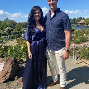 Baltic Born Navy Blue Maxi Dress